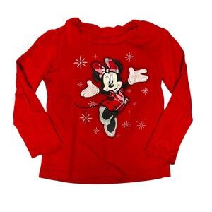 2T Minnie Mouse long sleeve tee